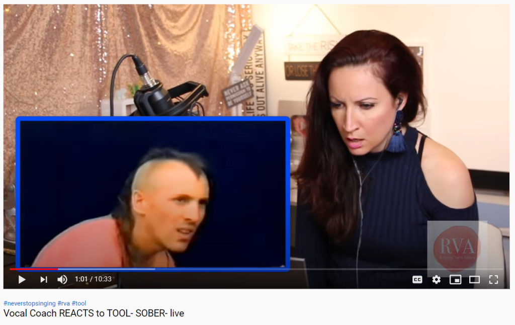 Rebecca reacts to Tool's "Sober"